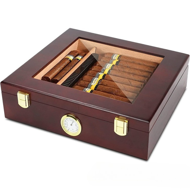 Cigar Cutter Set - Puro Neme Kutusu Nemlendirici ve Higrometre