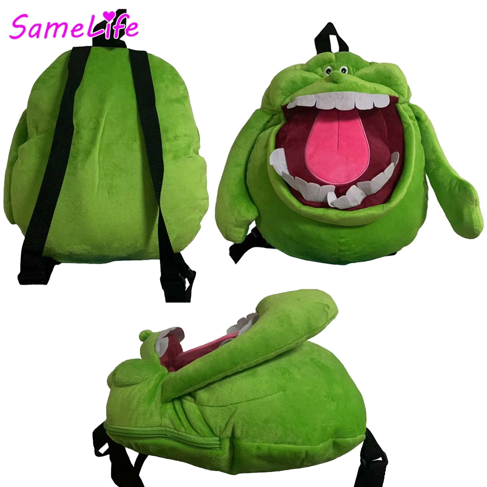 Men Accessories Bag - Yeşil Hayalet Slimer Sırt Çantası Cosplay