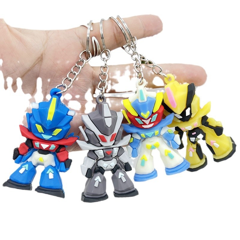 Men Accessories Bag - Gundam Silikon Anahtarlık, Mini Mobile Suit