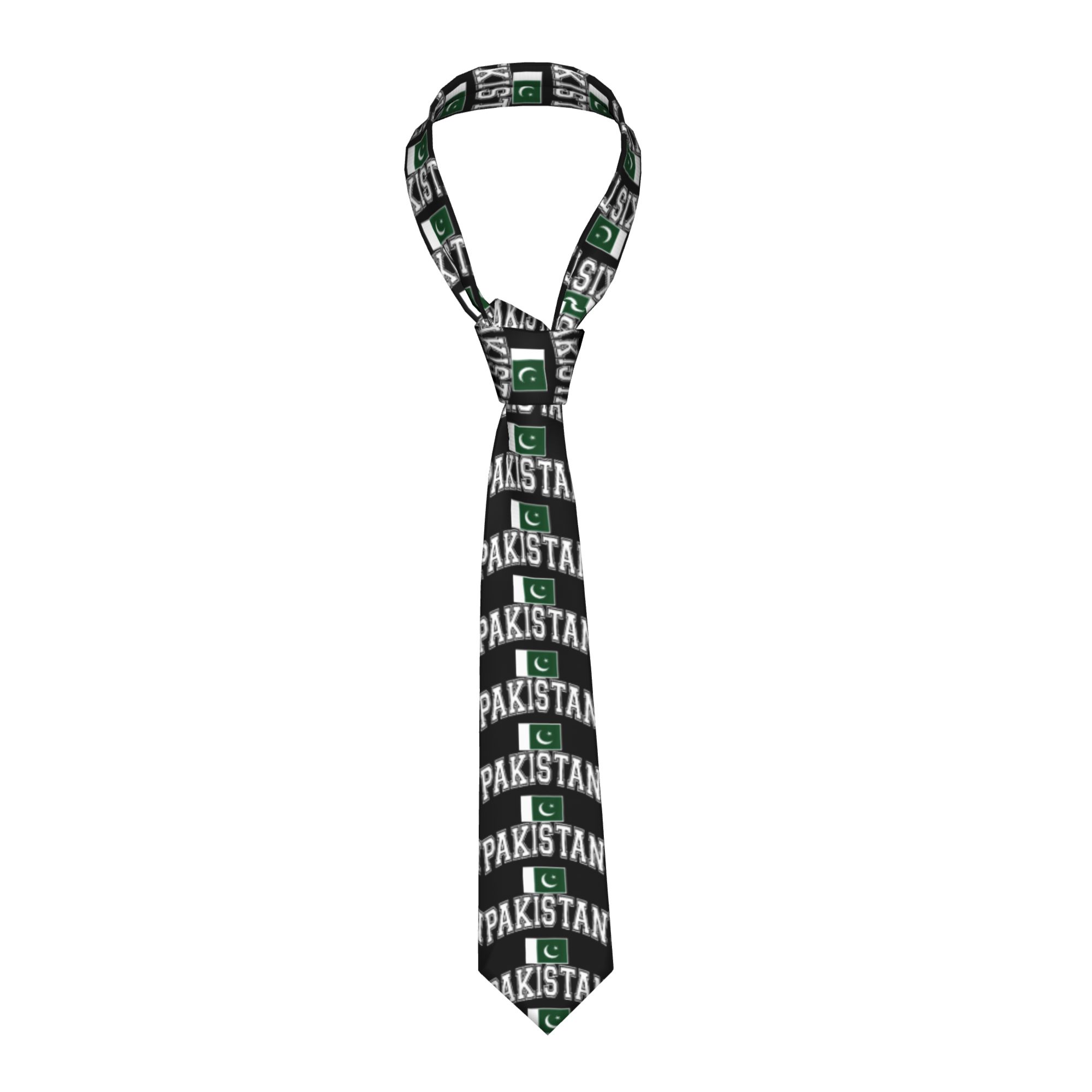 Men Accessories Pakistan - Pakistan Pakistan Bayrağı Kravat Eğlence Boyun