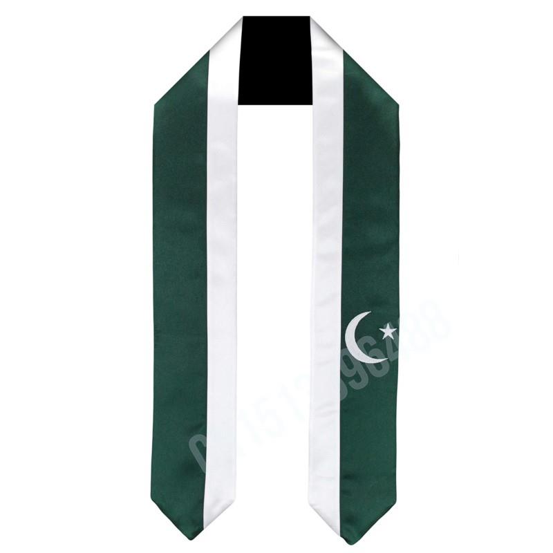 Men Accessories Pakistan - Pakistan Bayrağı Eşarp Üst Baskı Mezuniyet