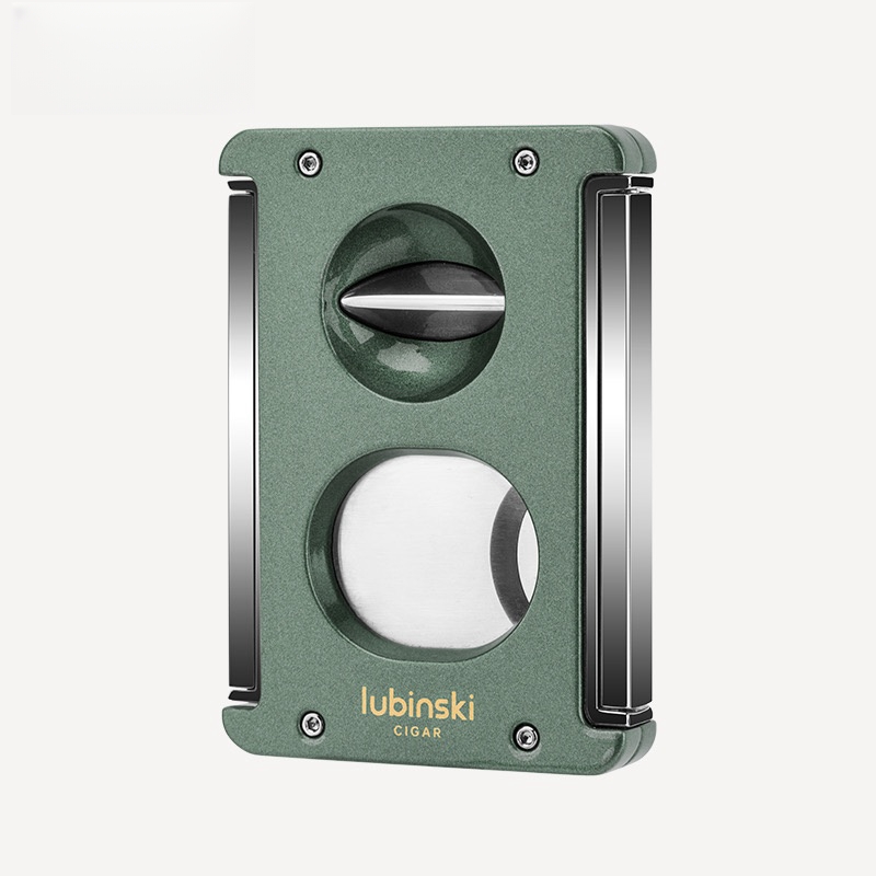 Cigar Cutter Set - LUBINSKI puro V kesici Metal lüks