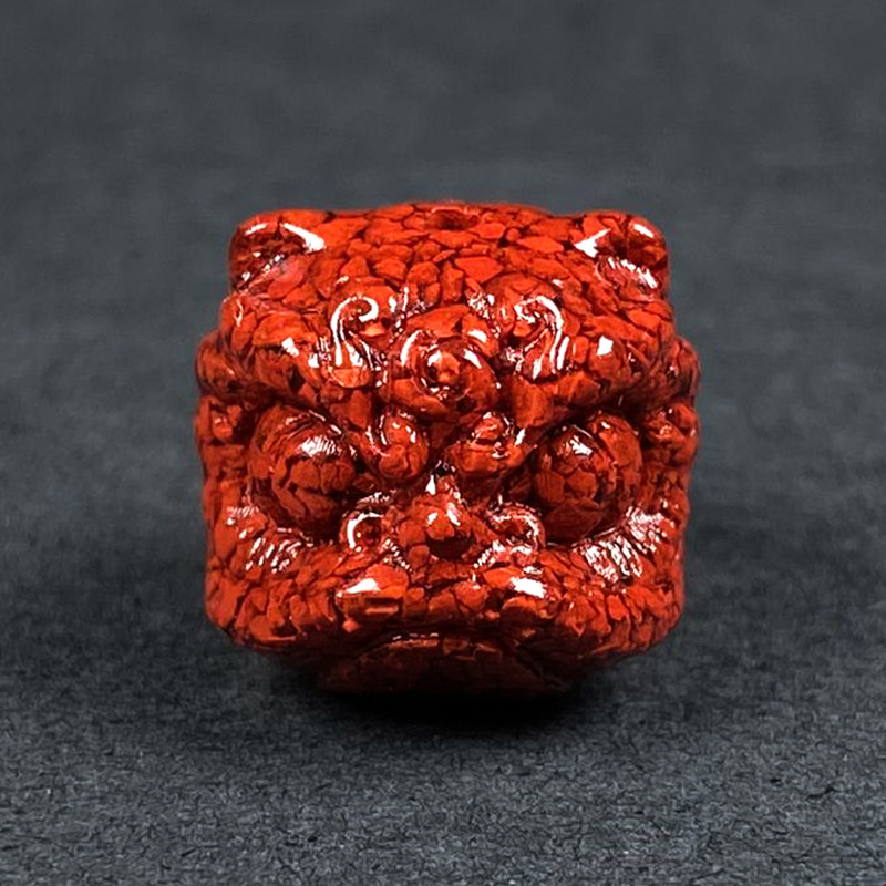 Men Accessories To Gift - 10 adet Doğal Cinnabar Kristal Aslan