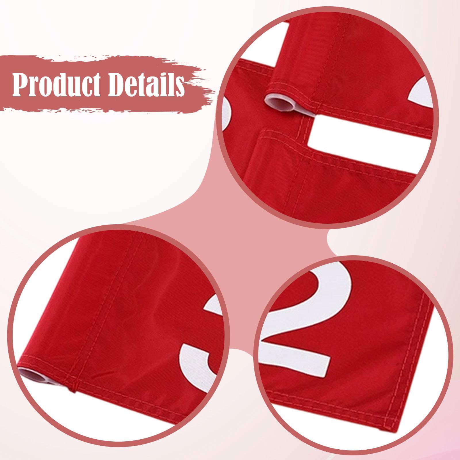 Men'S Accessories Target - 4'lü Set, Numaralı Golf Bayrakları, Su