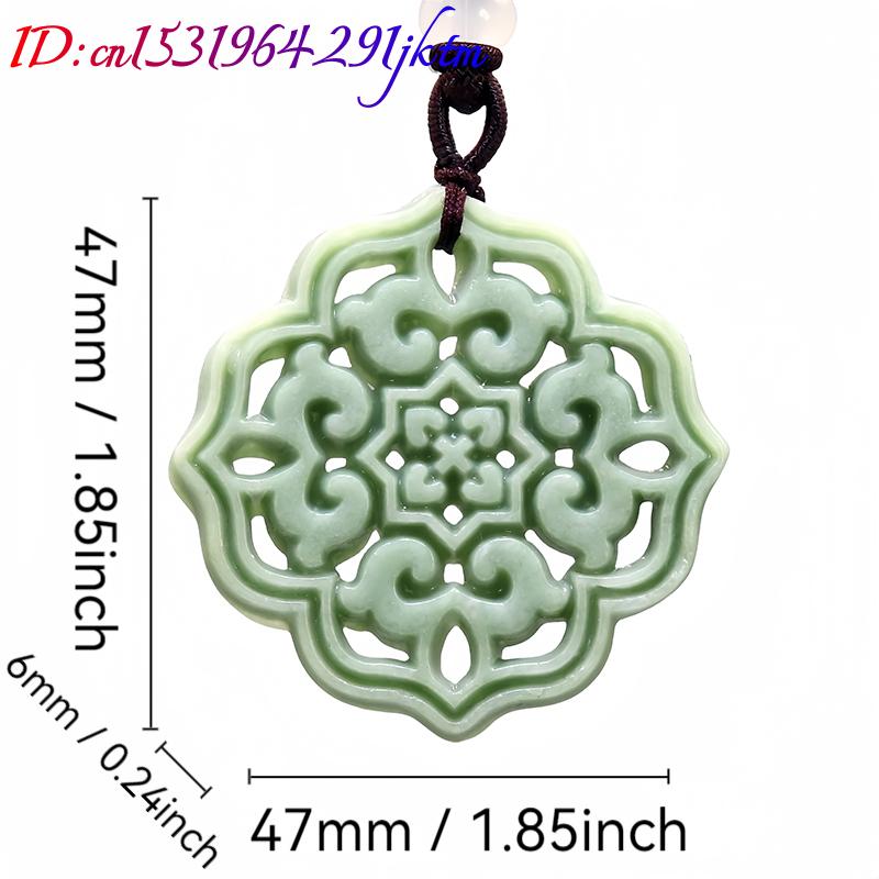 Doğal Gerçek Yeşim Çiçek Kolye - Men Accessories To Gift incelemesi ve fiyatı