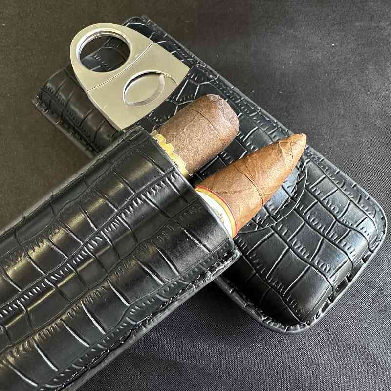 Puro Tüpü 2 Yuvaları Kılıfı Pu - Cigar Cutter Set incelemesi ve fiyatı