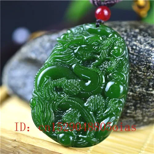 Doğal yeşil çin yeşim ejderha  - Men Accessories To Gift incelemesi ve fiyatı