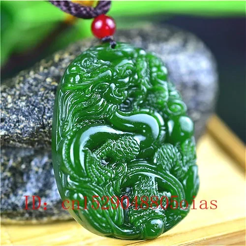 Doğal yeşil çin yeşim ejderha  - Men Accessories To Gift incelemesi ve fiyatı
