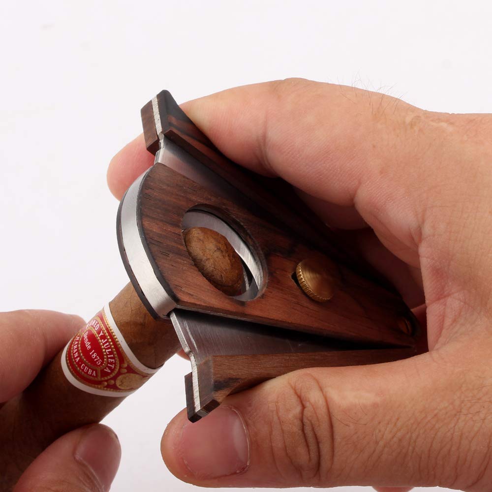 Ahşap Puro Kesici Makas Bıçak  - Cigar Cutter Set incelemesi ve fiyatı