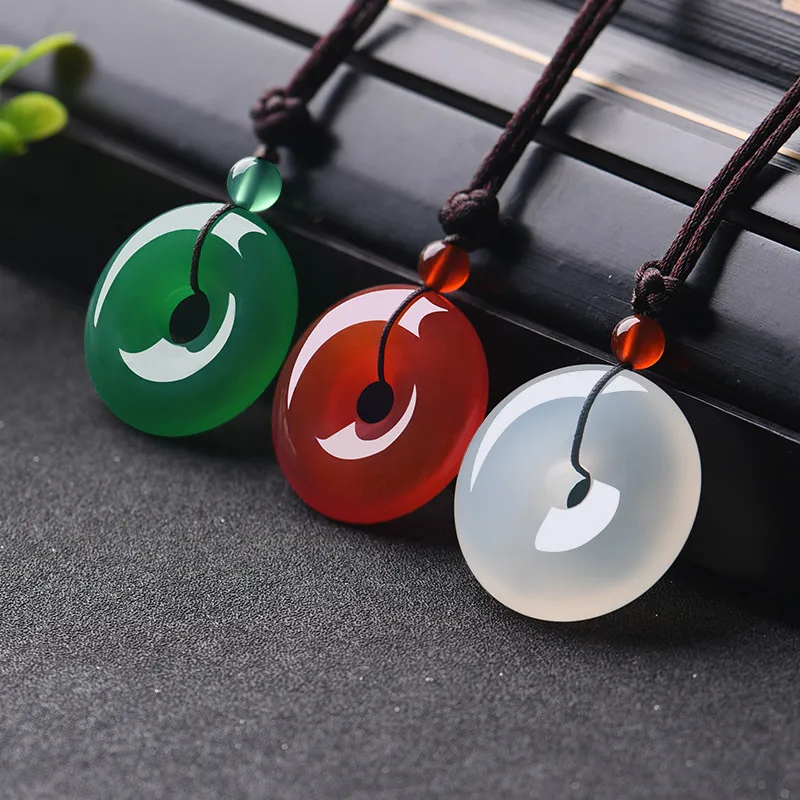 Doğal renkli yeşim çörek kolye - Men Accessories To Gift incelemesi ve fiyatı