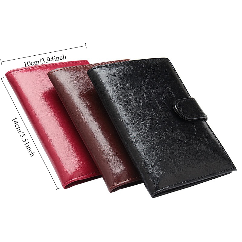 Yağ Balmumu Pu Deri Pasaport T - Men'S Accessories Case incelemesi ve fiyatı